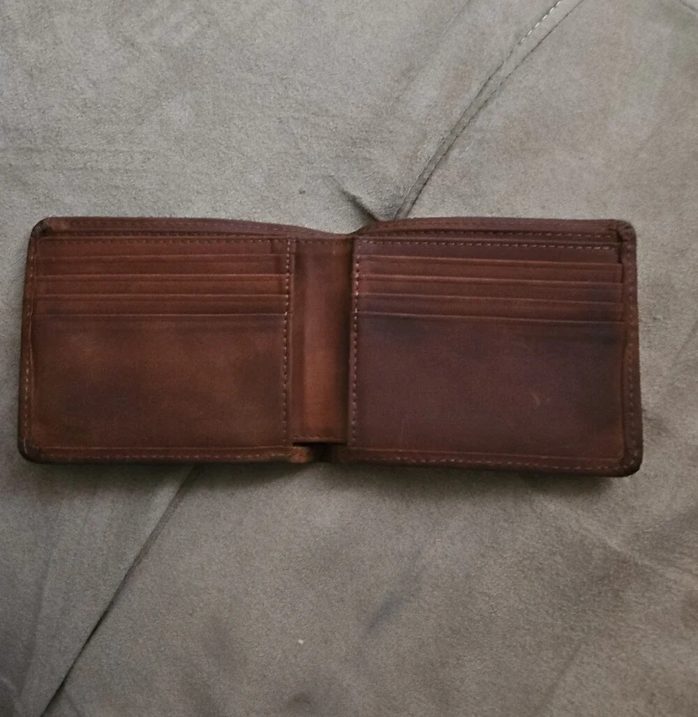 Red Wing Heritage 96570 leather bi-fold wallet in brown